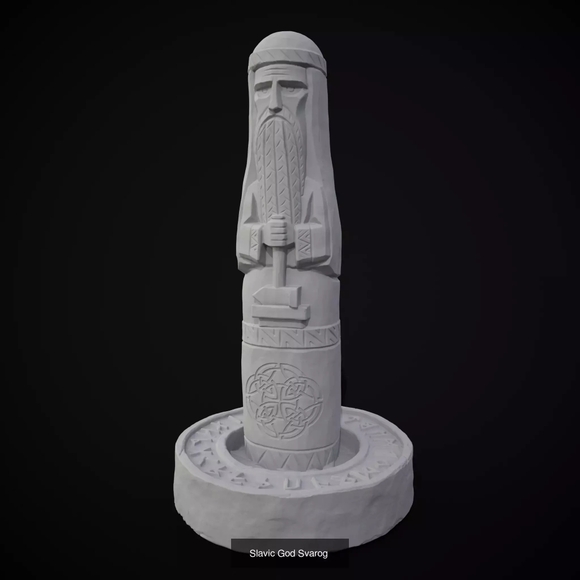 Viking Slavic Gods Miniatures 1:12 3D Resin Printed - Picture 10 of 16